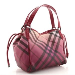 Pristine Burberry Bilmore Drawstring Tote